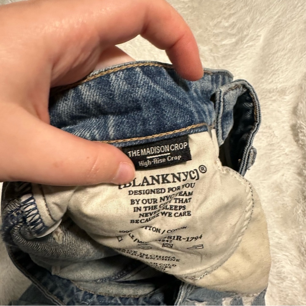 Blank NYC The Madison Crop In Double Agent - Picture 13 of 14